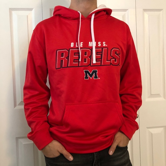 Champion Other - Champion Ole Miss Rebels Red Pullover Hoodie M